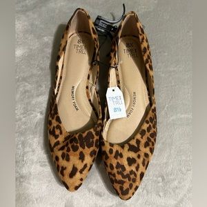 Time and Tru Leopard Print Flats